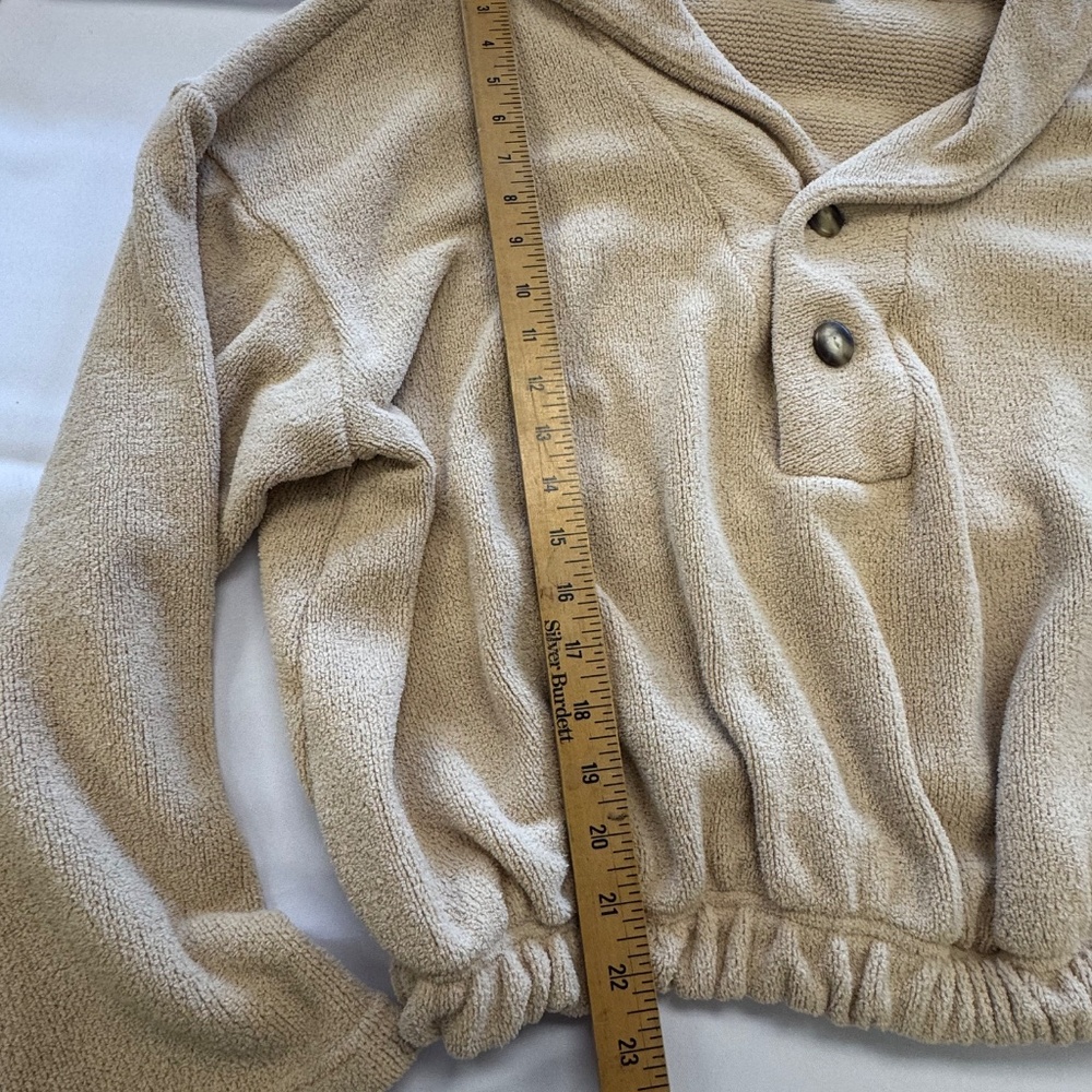 Free People Beach Tan Sweater Large - Picture 8 of 9